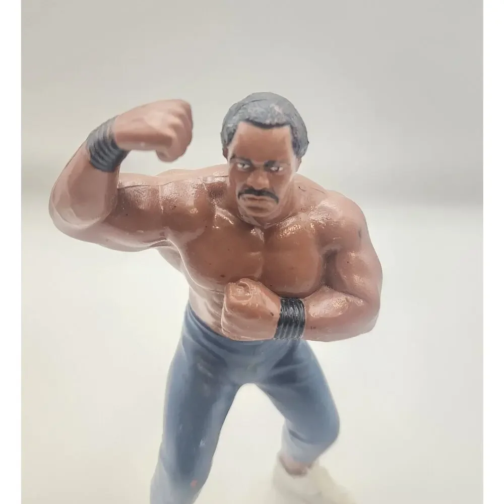 Vintage 1990 Galoob WWF WCW Ron Simmons Action Figure 4.5